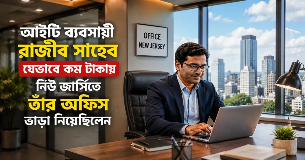 আইটি ব্যবসায়ী রাজীব সাহেব যেভাবে কম টাকায় নিউ জার্সিতে তাঁর অফিস ভাড়া নিয়েছিলেন